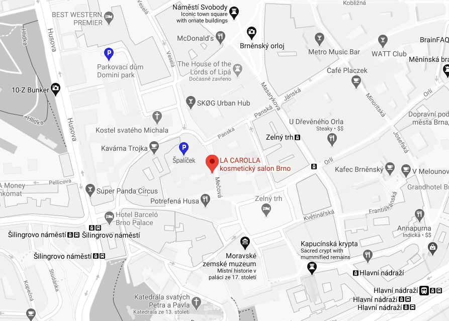 La Carolla salon mapa